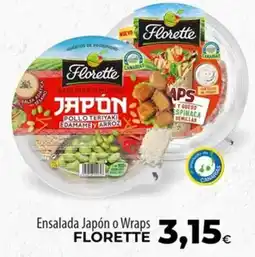 SPAR Lanzarote Florette Ensalada Japón o Wraps oferta
