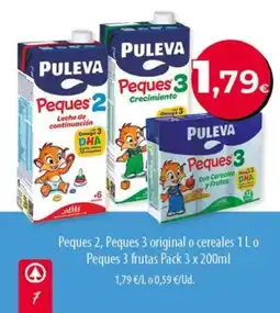 SPAR Lanzarote Puleva Peques 2, Peques 3 original o cereales oferta