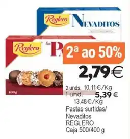 Supermercados Aquí Reglero pastas surtidas nevaditos oferta