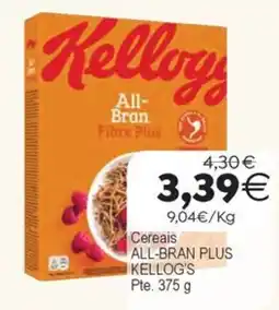 Supermercados Aquí Kellogg's All-Bran Plus oferta