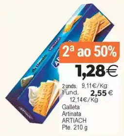 Supermercados Aquí Artiach galleta artinata oferta