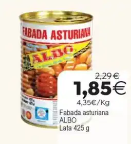 Supermercados Aquí Albo fabada asturiana oferta