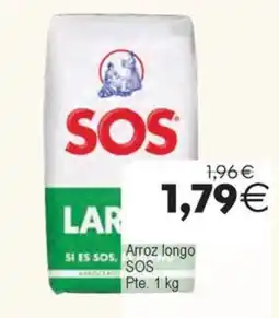Supermercados Aquí SOS arroz longo oferta