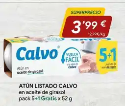 Minymas Calvo atún listado en aceite de girasol oferta