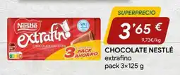 Minymas Nestle chocolate con leche extra fino oferta