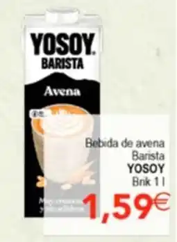 SPAR Yosoy barista avena oferta