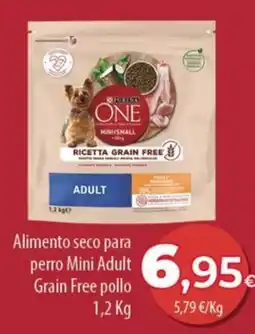 SPAR Lanzarote Purina One Alimento seco para perro Mini Adult oferta