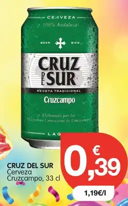 CashDiplo Cruz del Sur Cerveza Cruzcampo oferta