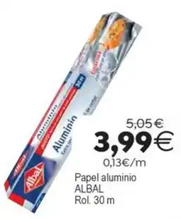Supermercados Aquí Albal papel aluminio oferta