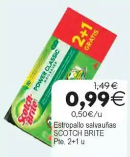 Supermercados Aquí Scotch-Brite estropallo salvauñas oferta