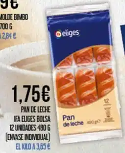 Claudio Eliges pan de leche oferta