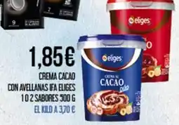 Claudio eliges crema cacao oferta