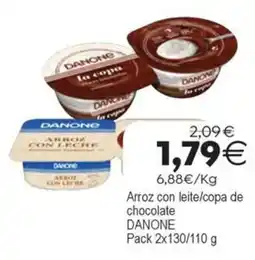 Supermercados Aquí Danone arroz con leche oferta