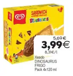 Supermercados Aquí Xeado DINOSAURUS FRIGO oferta