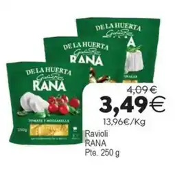 Supermercados Aquí De La Huerta Rana ravioli oferta