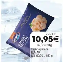 Supermercados Aquí Elmar gambas peladas oferta