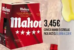 Claudio Mahou cerveza 5 estrellas oferta