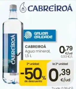 Eroski Cabreiroá agua mineral oferta