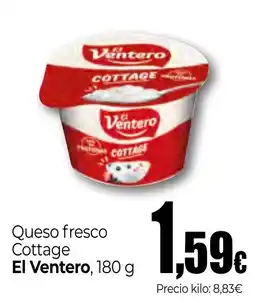 Unide Market El Ventero queso fresco cottage oferta
