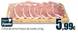 Unide Market Cinta de lomo fresca de cerdo oferta