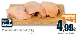 Unide Market Contramuslos de pollo oferta