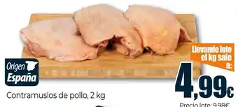 Contramuslos de pollo