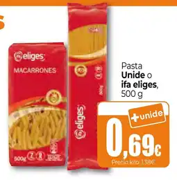 Unide Market eliges macarrones oferta