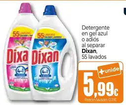 Unide Market Dixan detergente en gel azul oferta