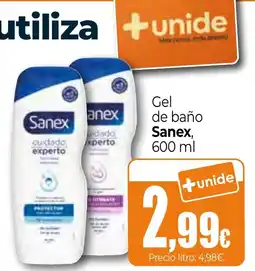 Unide Market Sanex gel de baño oferta