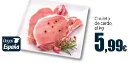 Unide Market Chuleta de cerdo oferta