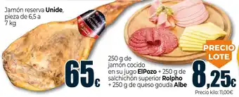 Jamón reserva Unide