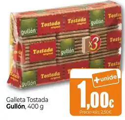 Unide Market Gullón galleta tostada oferta