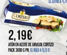 Claudio Cortizo atún en aceite de girasol oferta