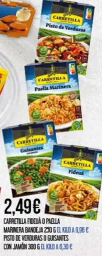 Claudio Carretilla fideuá o paella marinera oferta