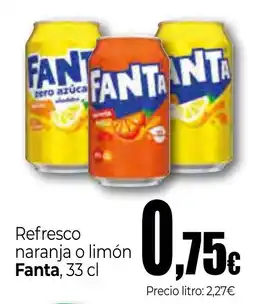 Unide Market Fanta refresco naranja o limón oferta