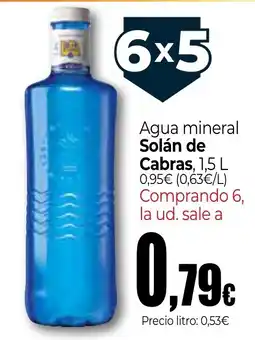 Unide Market Agua mineral Solán de Cabras oferta