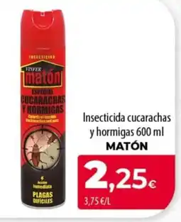 SPAR Lanzarote matón insecticida cucarachas y hormigas oferta