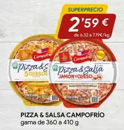 Minymas Pizza & Salsa Campofrío oferta