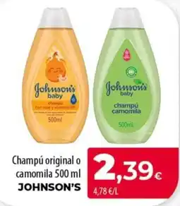 SPAR Lanzarote Johnson's champú original o camomila oferta