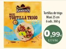 SPAR Lanzarote Banderos maxi tortilla trigo oferta