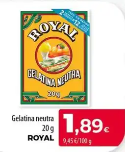 SPAR Lanzarote Royal gelatina neutra oferta