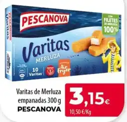 SPAR Lanzarote Pescanova varitas de merluza empanadas oferta