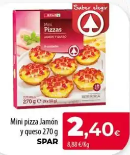 SPAR Lanzarote SPAR mini pizzas jamón y queso oferta
