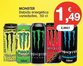 Monster bebida energética variedades