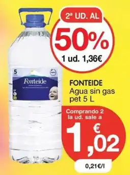 CashDiplo Fonteide Agua sin gas oferta