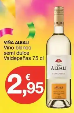CashDiplo Viña Albali Vino blanco semi dulce oferta