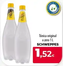 SPAR Lanzarote Schweppes tónica original o zero oferta