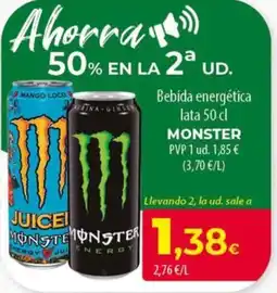 SPAR Lanzarote Monster energy oferta