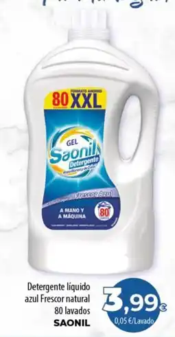 SPAR Lanzarote Saonil Detergente liquido azul Frescor natural oferta