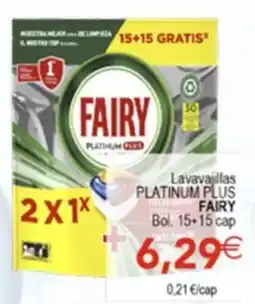 SPAR Fairy lavavajillas platinum plus oferta